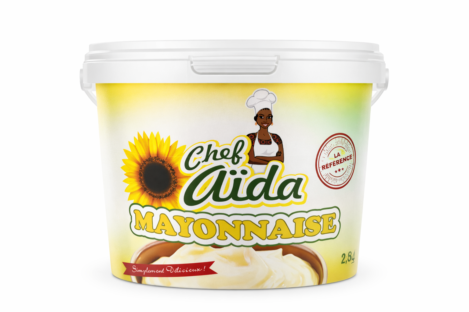 Mayonnaise Chef Aida Sceau 2,5kg - Epicerie Salée-Cuisine| Supermarche Dakar-Senegal